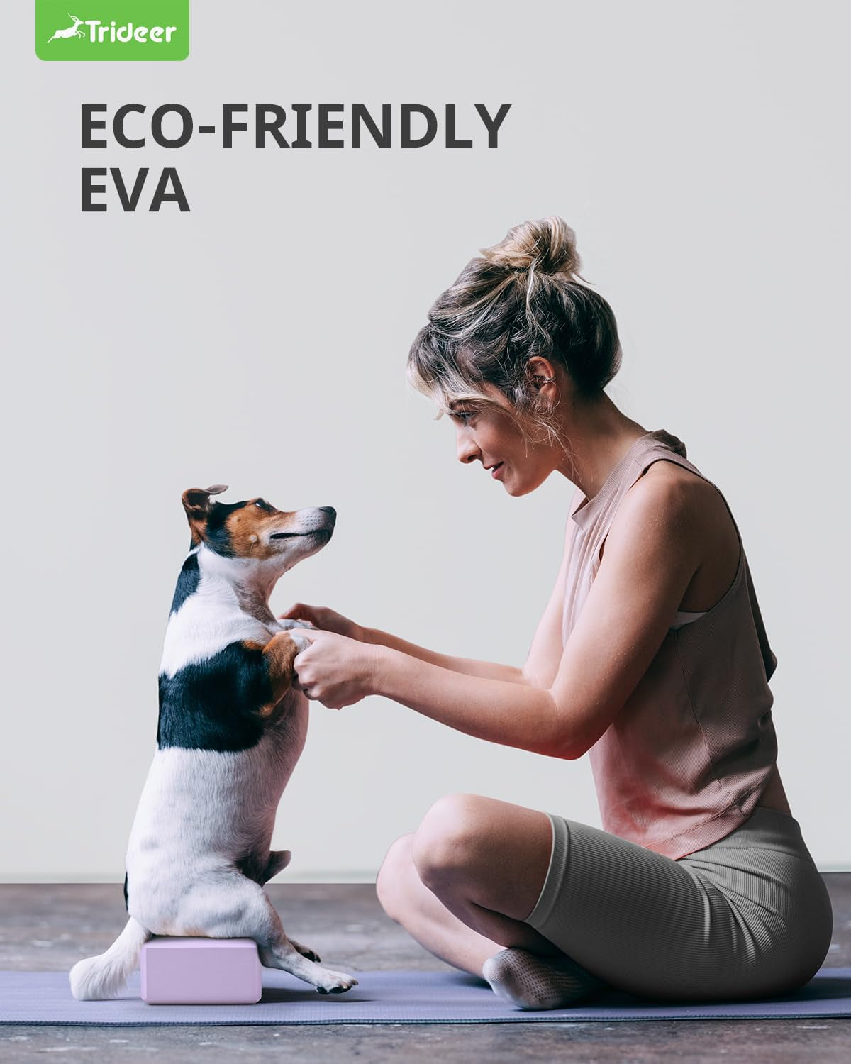 Yoga Blocks 2 Pack – Premium Soft Non-Slip Foam for Better Alignment and Stretching in Yoga, Pilates, and Dance – Supportive, Lightweight, Odor Resistant, Latex-Free, 9"X6"X3"